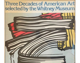 Whitney Museum Poster Featuring Roy Lichtenstein