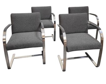 Set of 4 Brno Chairs by Knoll