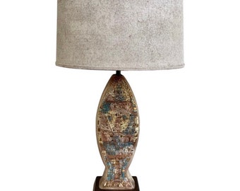 Sasha Brastoff Mosaic Ceramic Table Lamp