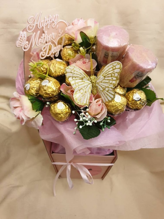 Chocolate Bouquet and Flower Gift someone you love for a special day  Surprise for Birthday or anniversary