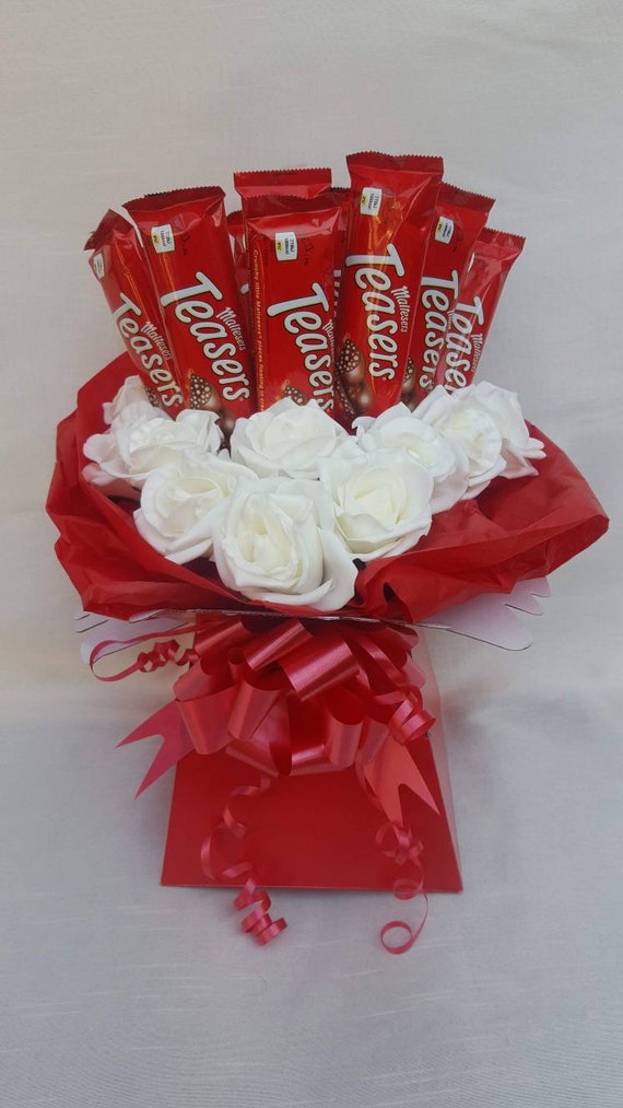 Teasers de luxe Bouquet de chocolat fleurs Panier cadeau - Etsy France