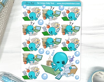Doing Taxes Mini Planner Stickers.  Great for planners of various sizes.