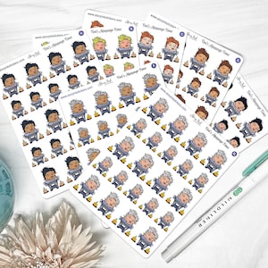 Tini Massage Time planner stickers. Great for planners of various sizes.