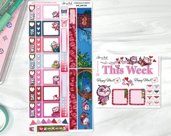 Owl Love You Sticker Set | Hobonichi Weeks
