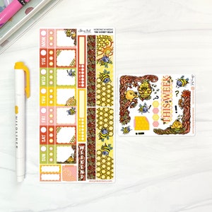 Conjunto Osito de Miel Tini / Semanas Hobonichi