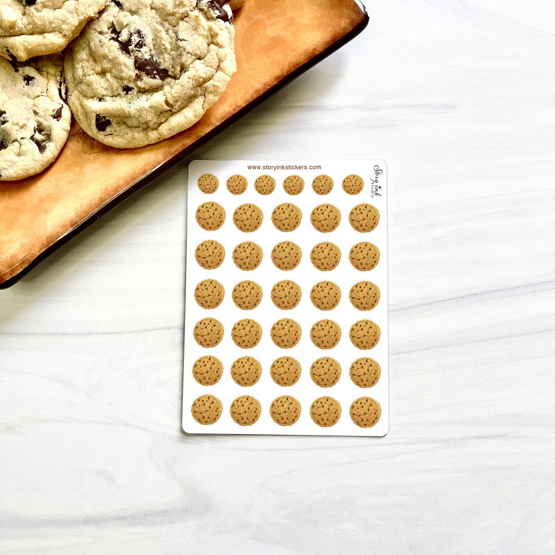 Mini Chocolate Chip Cookie Planner Stickers. Great for Planners of ...
