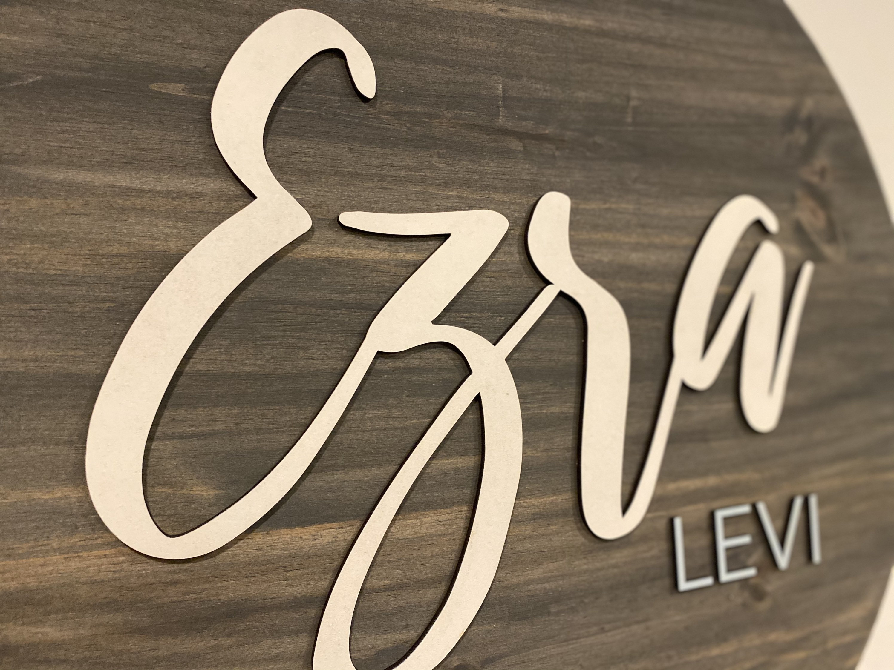 18-Zoll-Kindergarten-Namensschild Holz Namensschilder für | Etsy