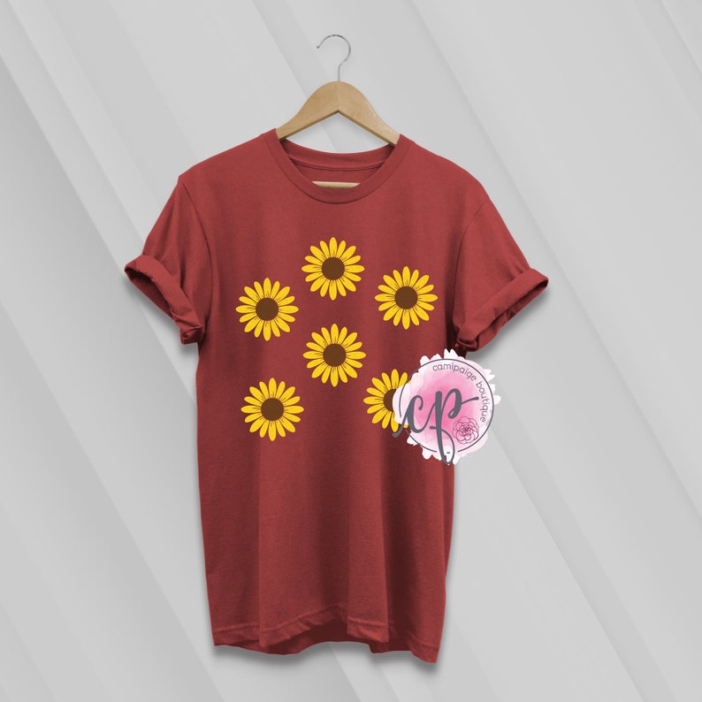 Sunflower SVG for Tumbler Tutorial // SVG Cut File // Cricut File // Sunflower Designs image 4