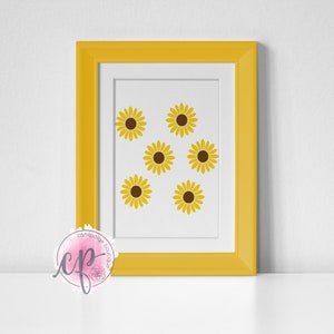 Sunflower SVG for Tumbler Tutorial // SVG Cut File // Cricut File // Sunflower Designs image 5