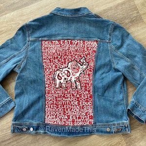 Hand painted Sorority Jackets