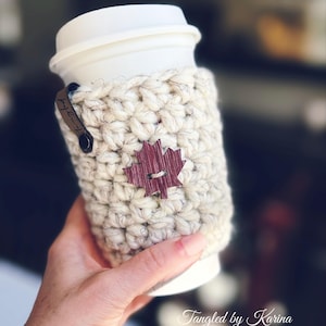 MOTIF AU CROCHET | Café à emporter | Crochet confortable | Tasse Cosy