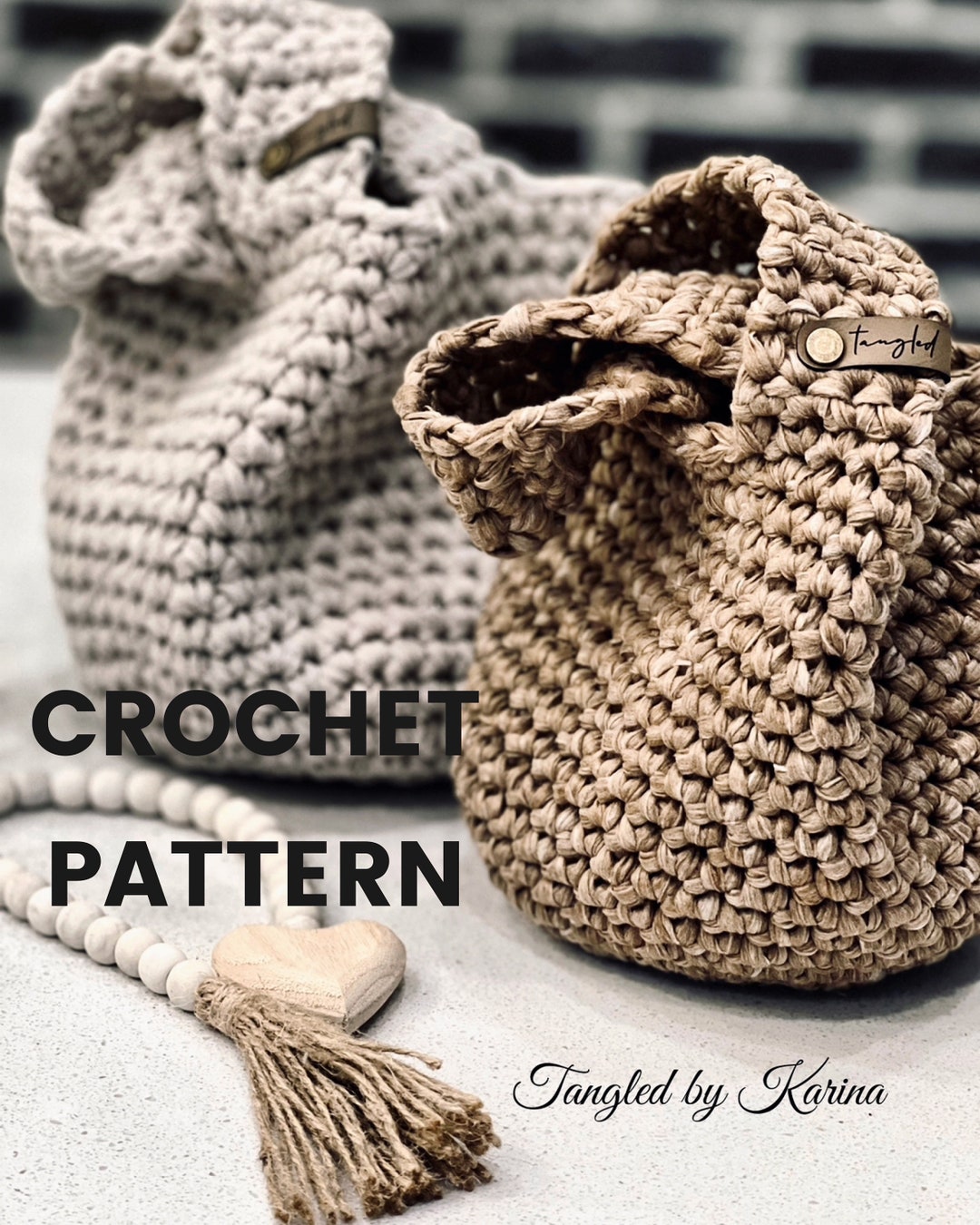 The Lola Knot Bag CROCHET PATTERN. Japanese Knot Bag. Crochet - Etsy
