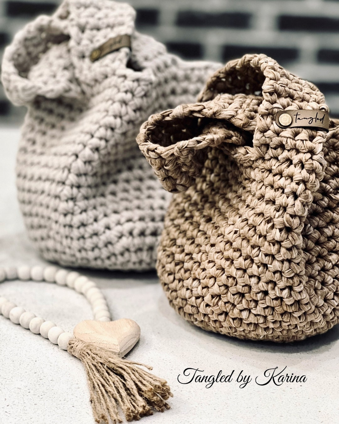 The Lola Knot Bag CROCHET PATTERN. Japanese Knot Bag. Crochet Etsy