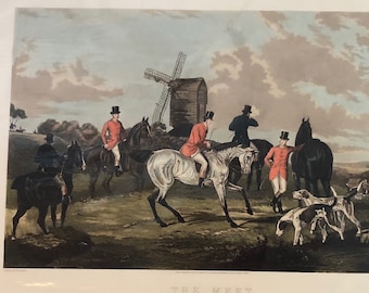 The Meet, engraved by C.R. Stock