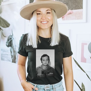 John Belushi mugshot, celebrity mugshot, blues bros mugshot, celebrity shirt, Unisex Softstyle T-Shirt