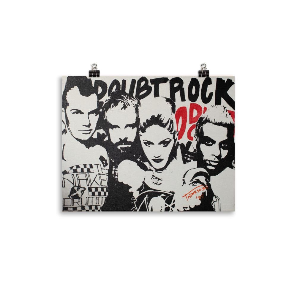 Original No Doubt Wall Art, Rock Steady Album Inspired, 2000s Pop
