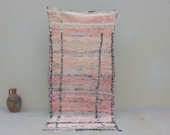 Vintage Boujaad Rug, Berber Marokkanischer Teppich 8.3X3.8