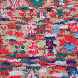 Vintage Rug 4 ft x 7.4 ft, Morrocan Rug, Beni Rugs, Moroccan Rugs, Rugs, Berber Rug, Moroccan Rug, Wool Rug, Wool Berber Rugs 4x7 image 8