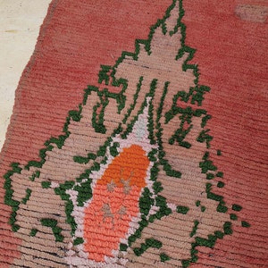 Moroccan Runner Rug, Berber Handmade Runner 9x3 Feet image 2