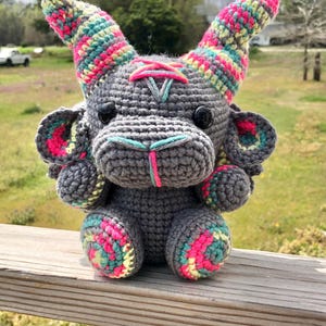 Gray and Multicolor Baphomet