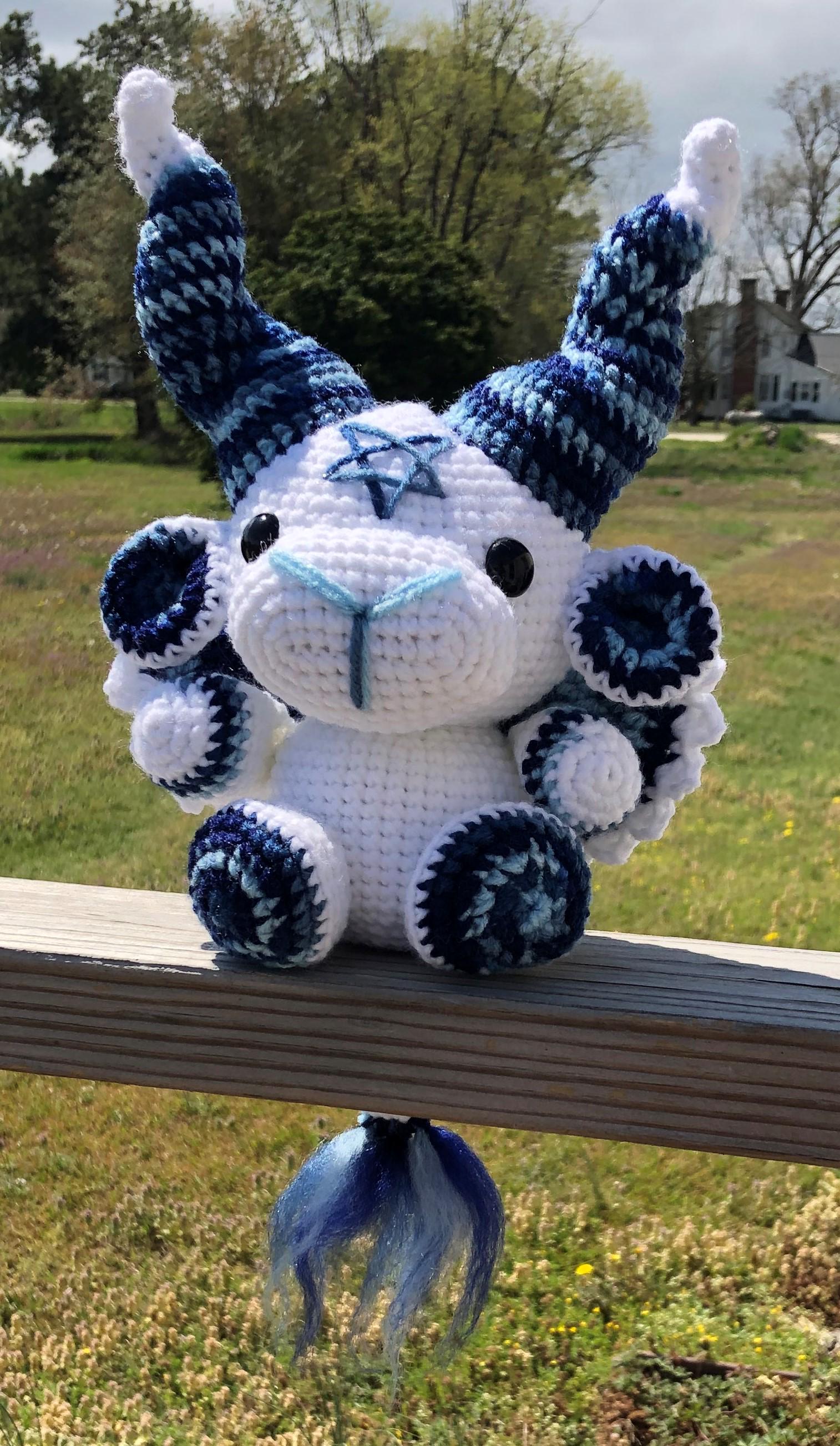 30 Baphomet Crochet Patterns for Cute, Creepy Amigurumi Fans 16 Photo-Heavy Baphomet Crochet Pattern
