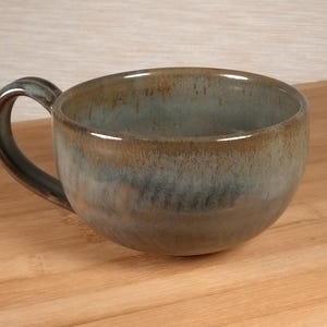 Mug ( 13 oz, 384 ml ), Ceramic Handmade Stoneware Pottery #11100