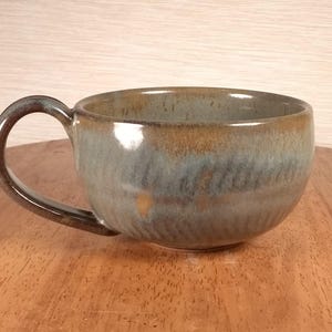 Mug ( 13 oz, 384 ml ), Ceramic Handmade Stoneware Pottery #11100