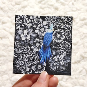 Blue Bird Iron On Patch | Bird Patches for Jackets | DIY | Sew on