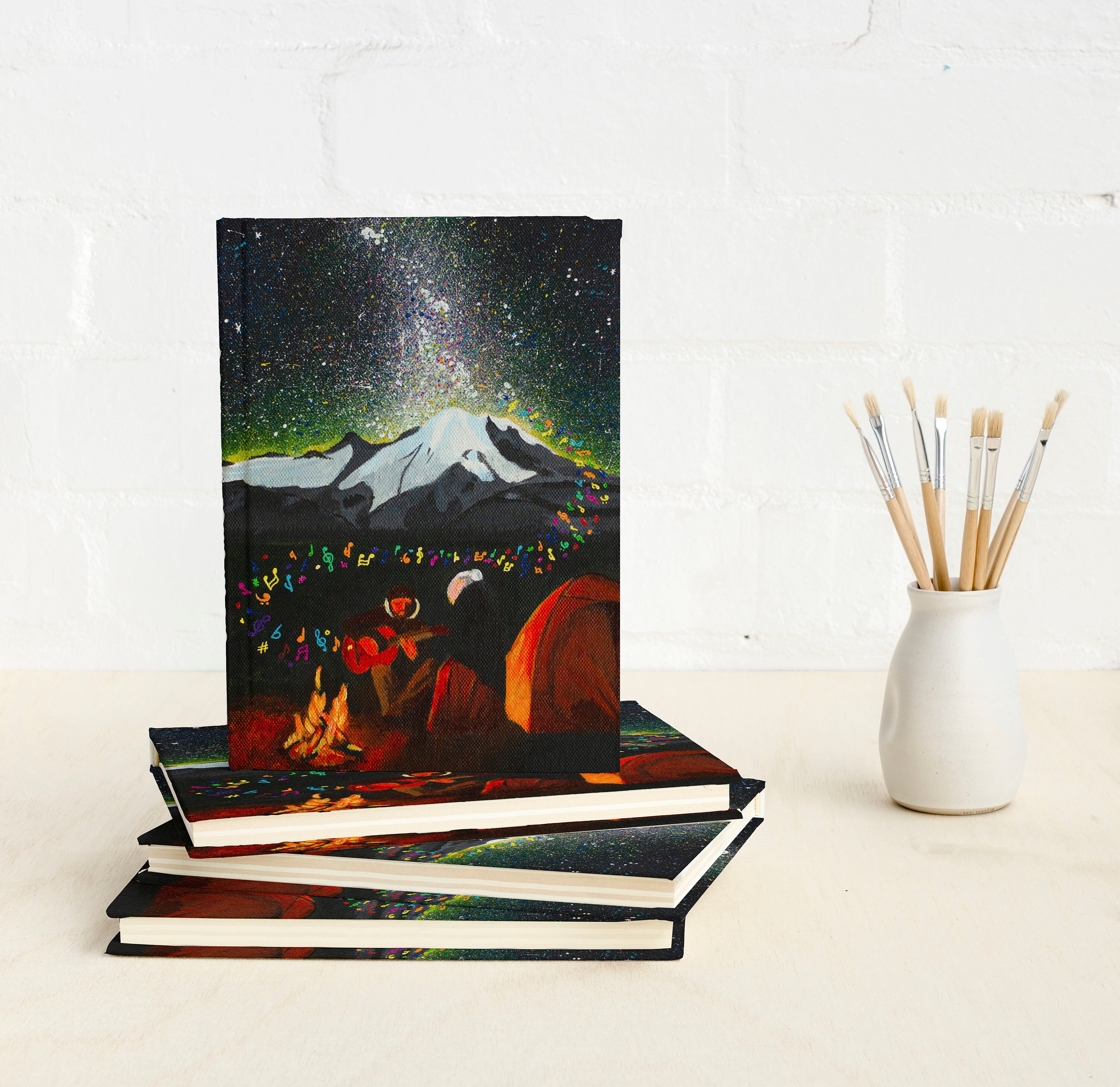 Campfire Writing Journal Hardcover Notebook Journal Unique Etsy