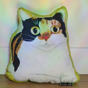 Cat Shaped Handmade Pillow | Decorative Pillow | Cute Cat | Kitty Pillow | Animal Couch Pillow | Cushion | Pillow | Cat Gift