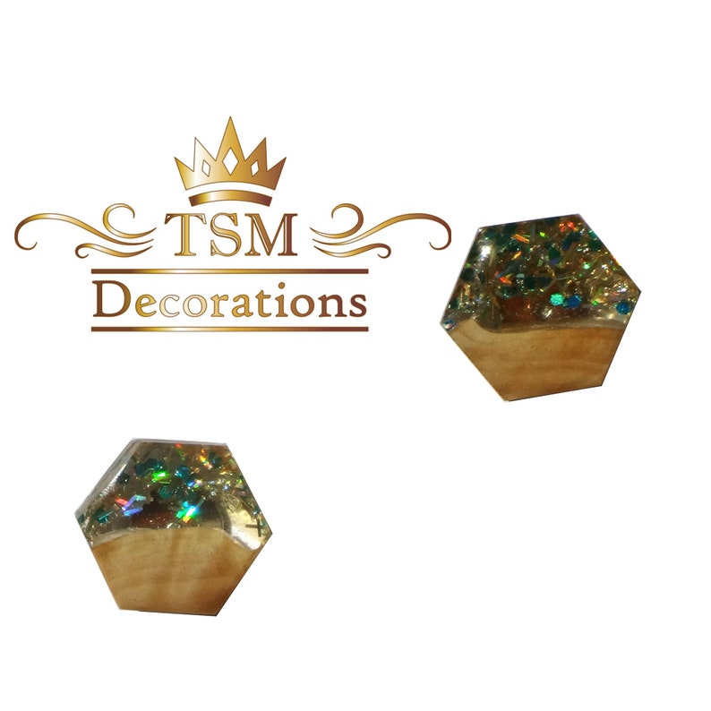 Wood resin earrings Wooden earrings handmade Wooden earrings for woman stud Epoxy resin art earrings Gifts for mom