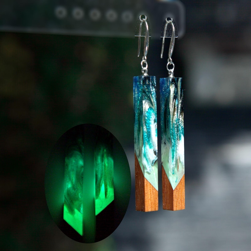 Reclaimed Wood Earrings (E18)