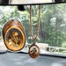 Dried Mushroom Boho Car Charms Wood Resin car mirror charms Real Mushroom epoxy car charm car accessories for women Birthday Gifts for Her 