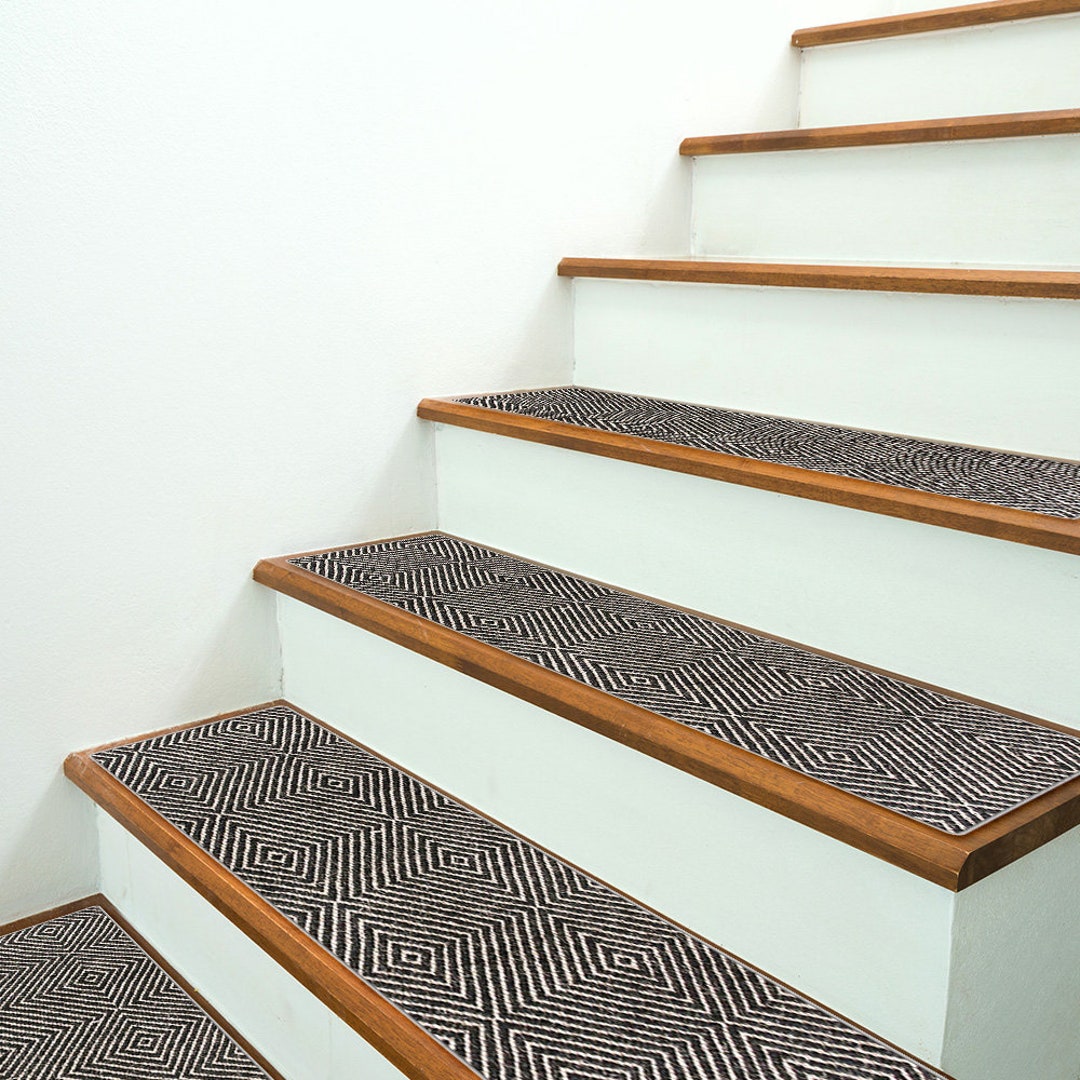 Non Slip Stair Tread Rugs, Soft Surface Step Rug, Custom Size, Landing ...