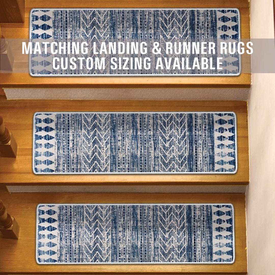 Short Rug For Step Non Slip Stair Tread Rugs, Soft Surface Step Rug, Custom Size, Landing ...