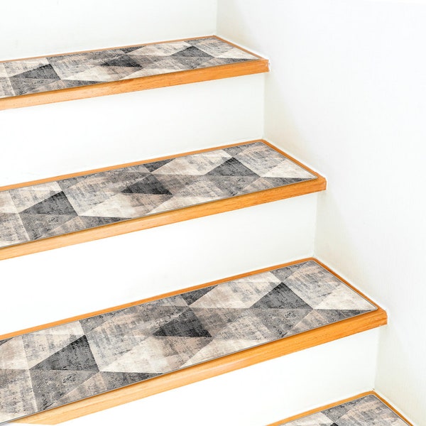 Non Slip Stair Tread Rugs, Stair Carpet Rug, Soft Surface Step Rug, Landing Rug and Variety of Colors Available, Pet and Kids Friendly ST120