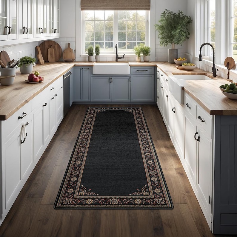 Non-slip Kitchen Rug, Runner Rug, Laundry Mat, Hallway, Entryway, Low ...