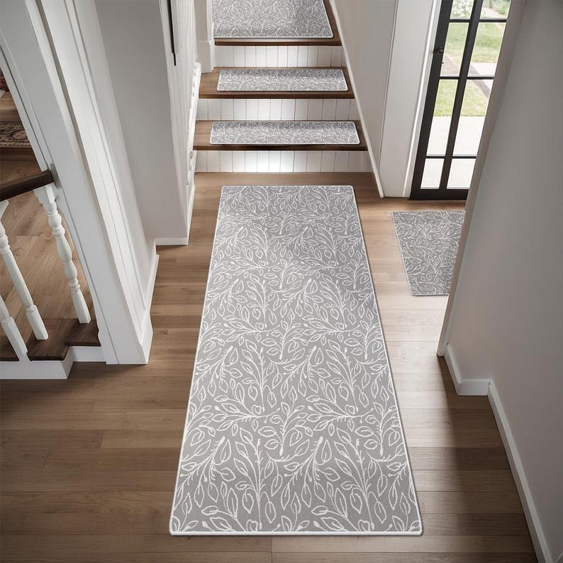 Short Rug For Step Non Slip Stair Tread Rugs, Soft Surface Step Rug, Custom Size, Landing ...