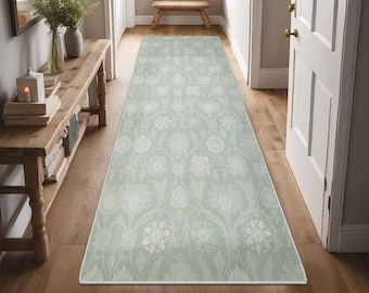 Non-Slip Runner Rugs, Soft Pile, Machine Washable, Pet and Kid Safe, Custom Size Available ST038-1