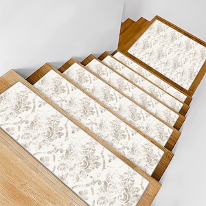 Non Slip Stair Tread Rugs, Stair Carpet Rug, Soft Surface Step Rug, Landing Rug and Variety of Colors Available, Pet and Kids Friendly ST014