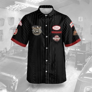 Classic Honda Goldwing Motorcycle Dickies Men's Short Sleeve Workshirt Classic Honda Goldwing Motorcycle Dickies Men's Short Sleeve Workshirt