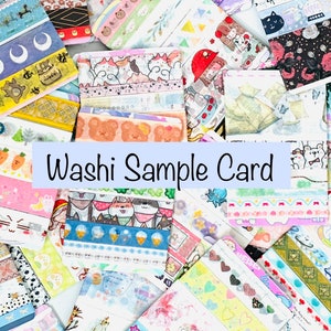 Washi Tape voorbeeldkaart