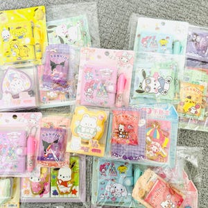 Mini Kawaii Notebook Schlüsselanhänger Grab Bag - 6 mini Bücher