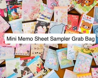 Mini Memo Sheets Sampler Grab Bag - 50pcs