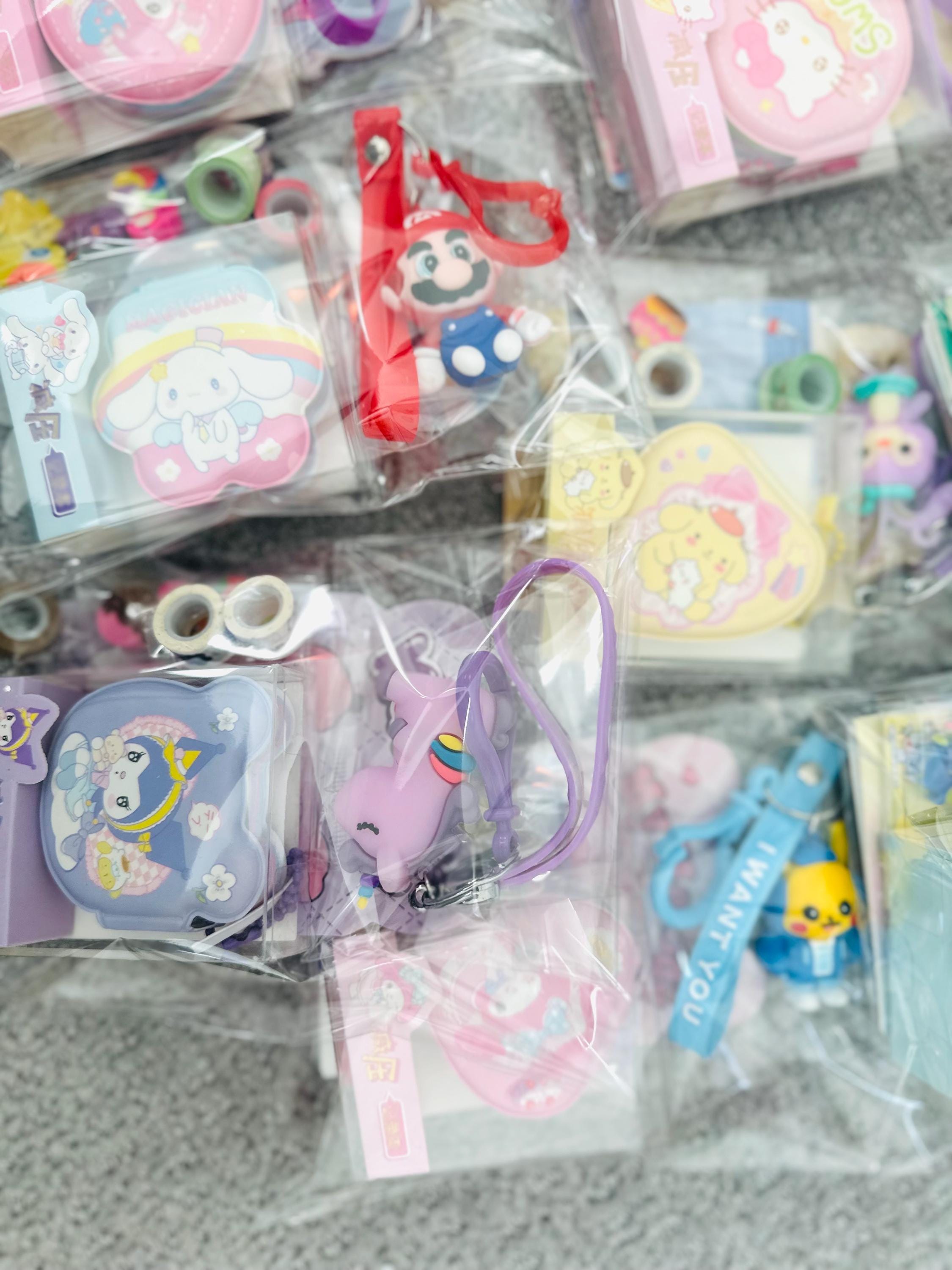 Mini Cartoon Soft Cover Keychain Notebook Grab Bag - Etsy