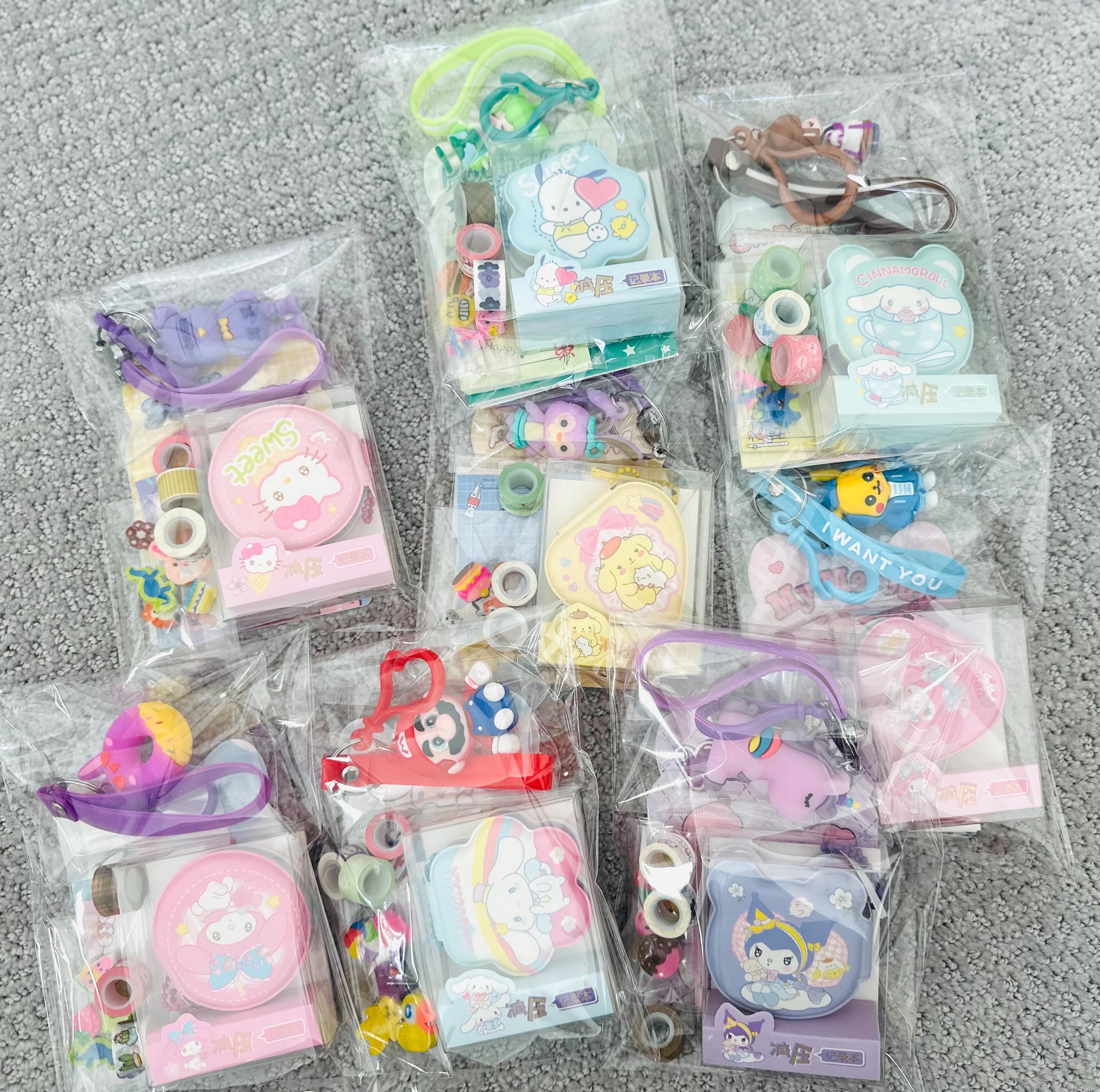 Mini Cartoon Soft Cover Keychain Notebook Grab Bag - Etsy