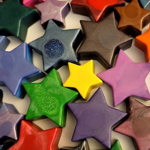 Glitter Star Crayons