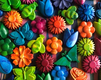 Colorful Spring Crayons