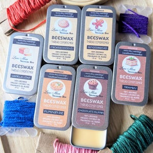 Odżywka do nici zapachowych Sweet Bakery Naturalny wosk pszczeli Organiczny wosk z oleju kokosowego Haft Pikowanie Szycie Ciasto dyniowe Tiramisu