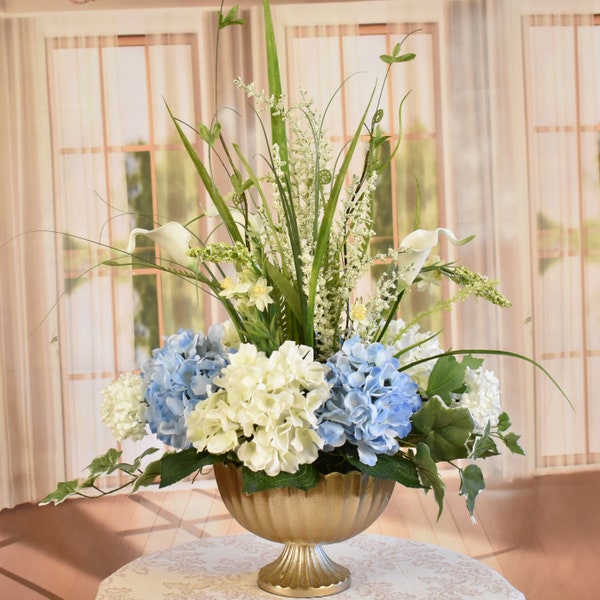 White Silk Hydrangea Etsy